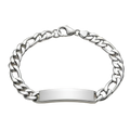 Stainless Steel Cuban Link Bracelet - Silver