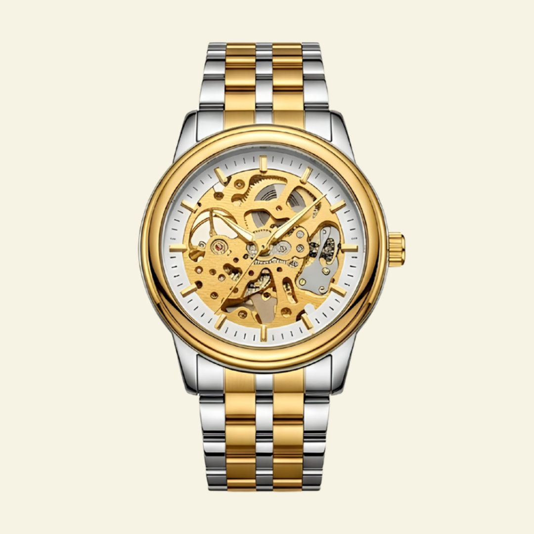 Skeleton Automatic-Style Watch - Gold