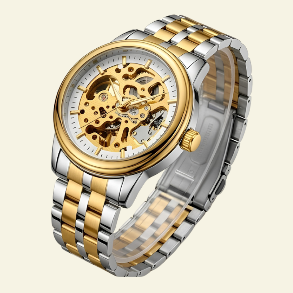 Skeleton Automatic-Style Watch - Gold