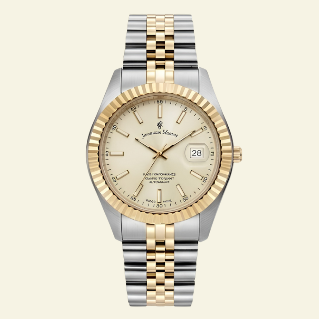 Dual-Tone Business Watch - Silver & Gold