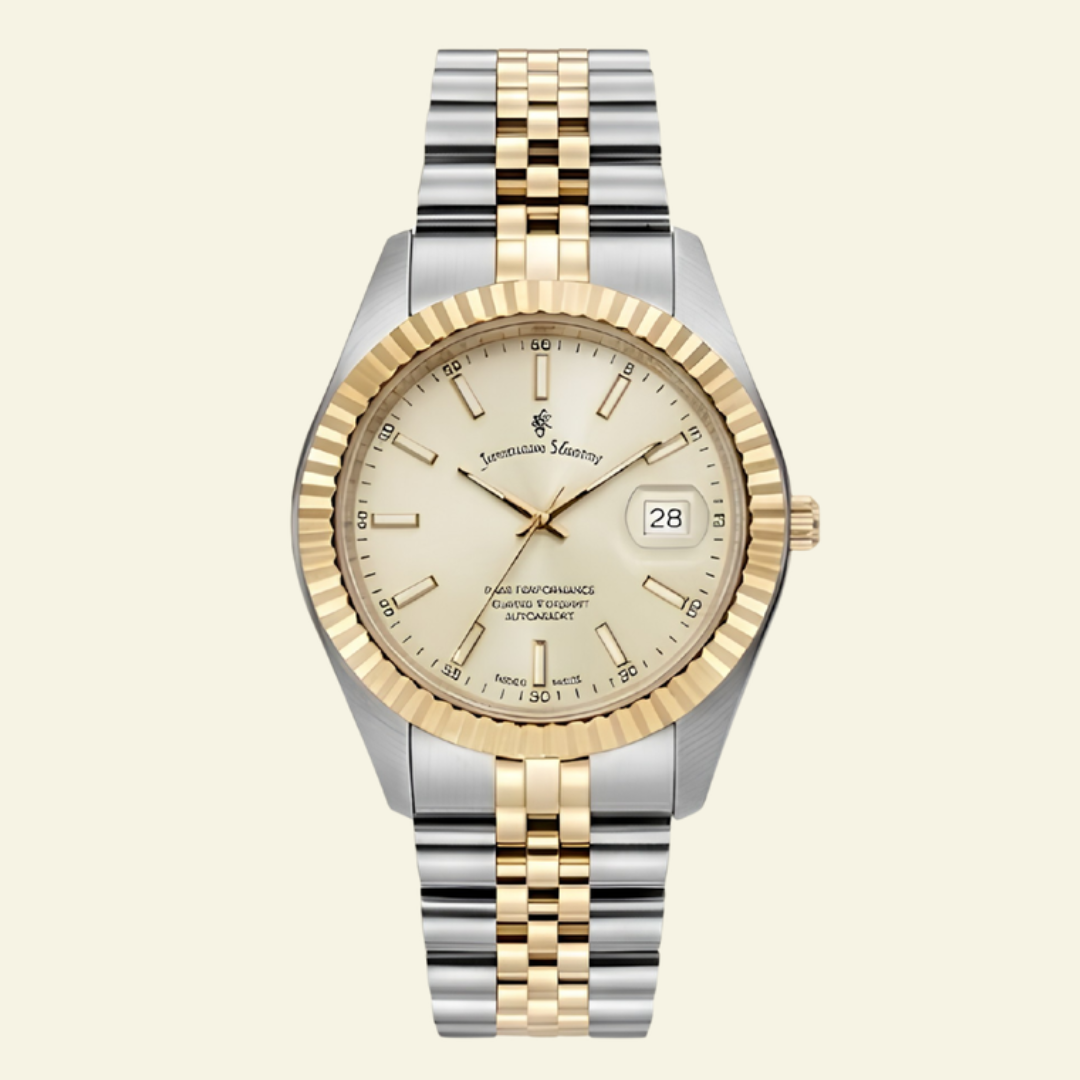 Dual-Tone Business Watch - Silver & Gold