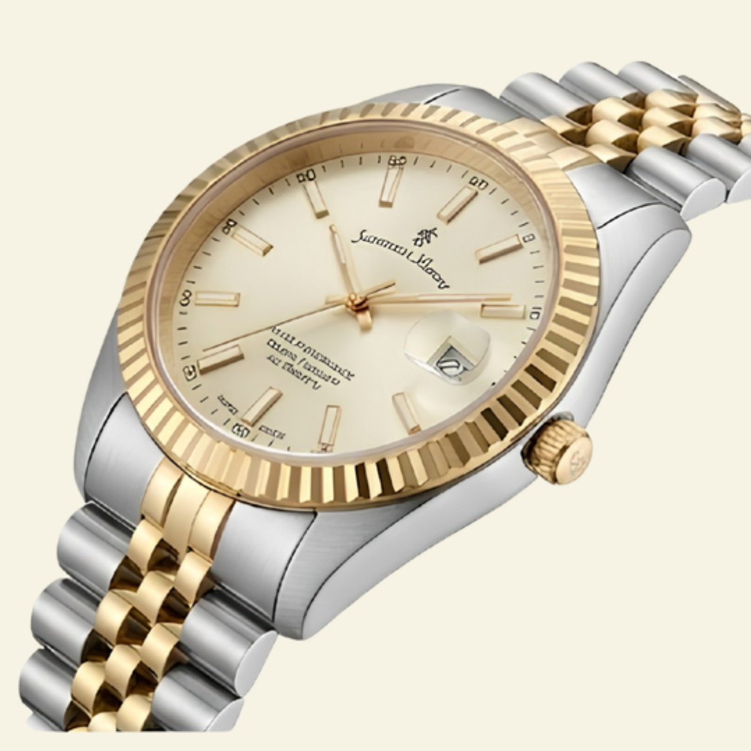 Dual-Tone Business Watch - Silver & Gold