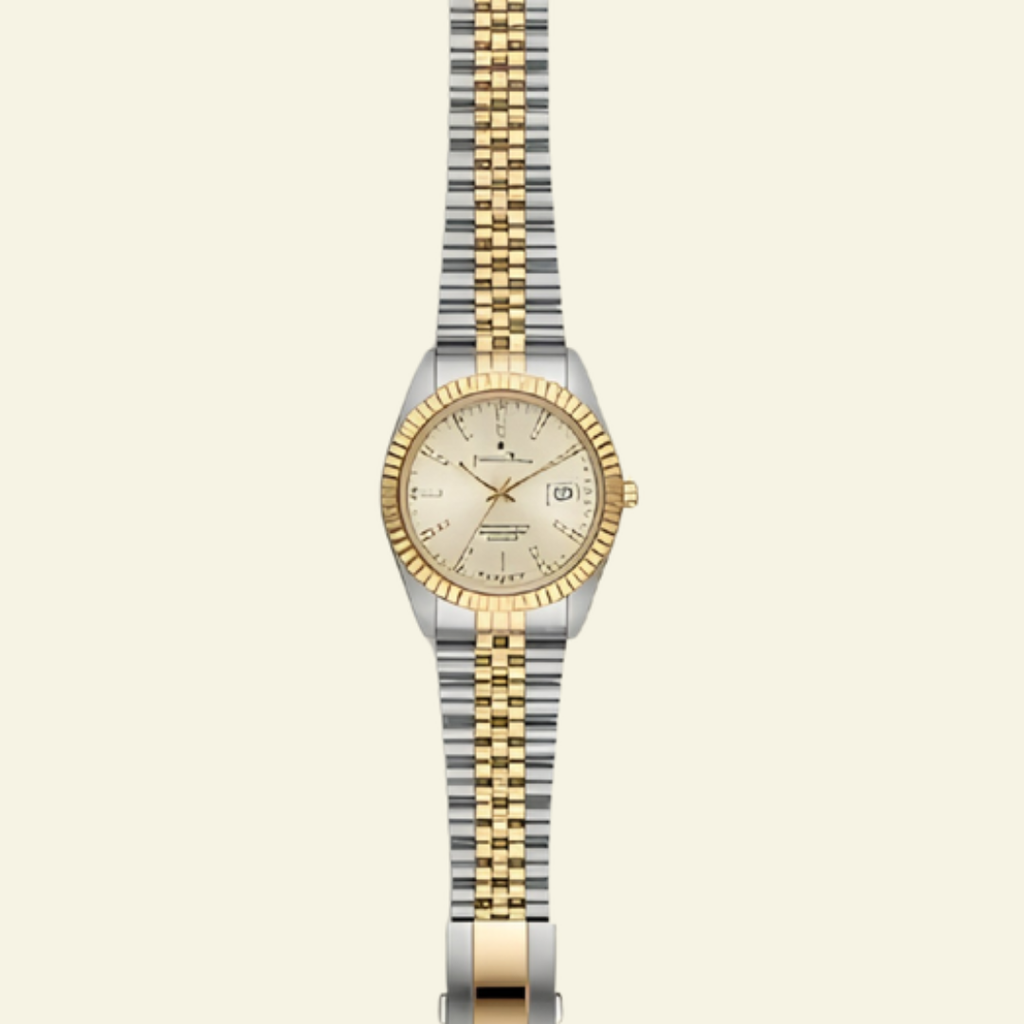 Dual-Tone Business Watch - Silver & Gold