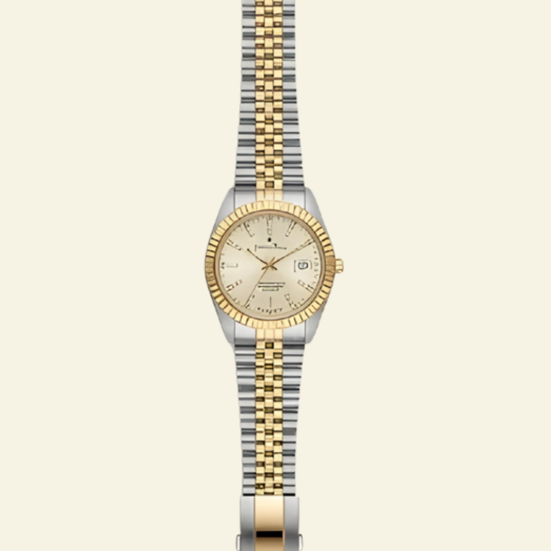 Dual-Tone Business Watch - Silver & Gold
