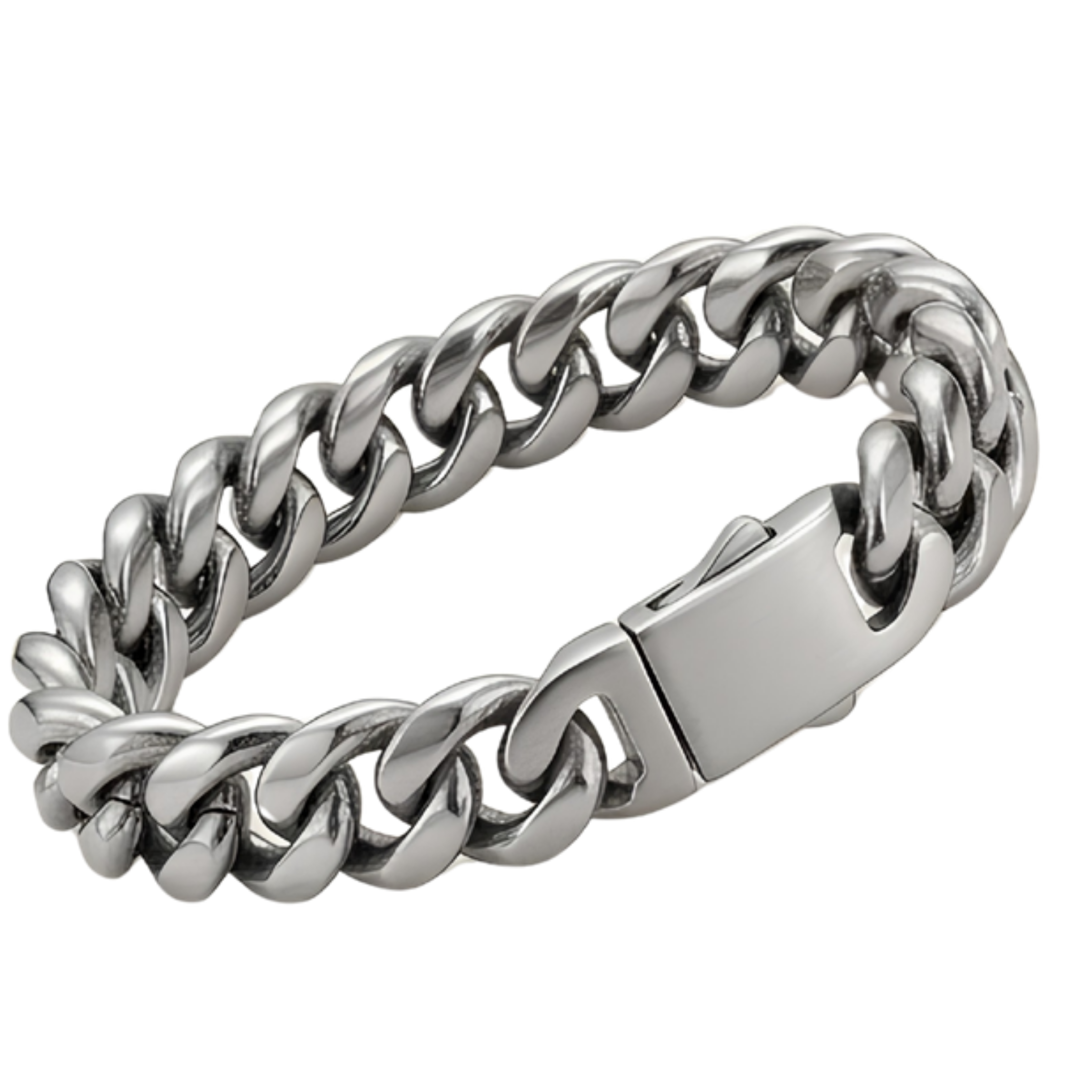 Engraved ID Bar Bracelet - Steel