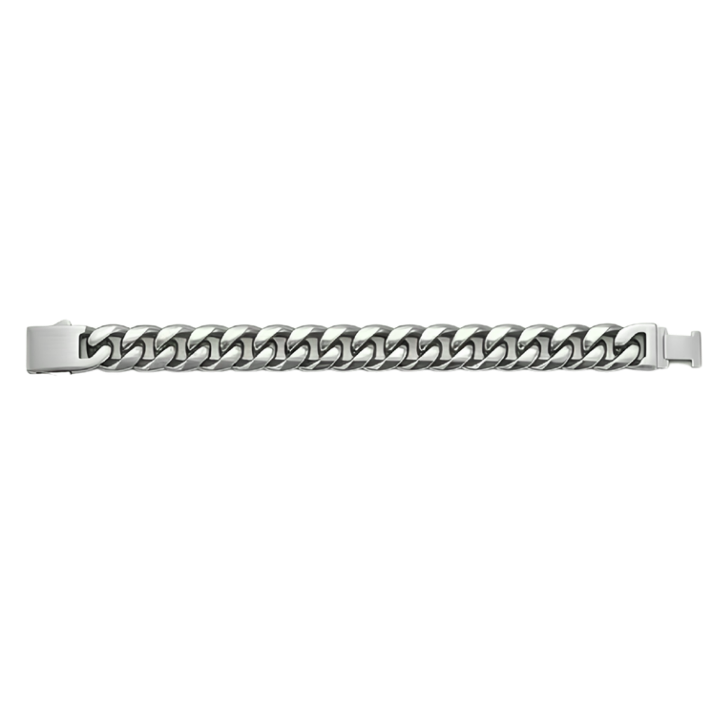 Engraved ID Bar Bracelet - Steel