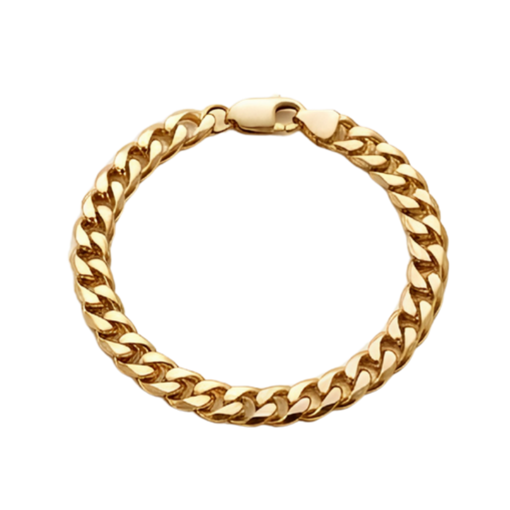 Gold Stainless Steel Chain Bracelet
