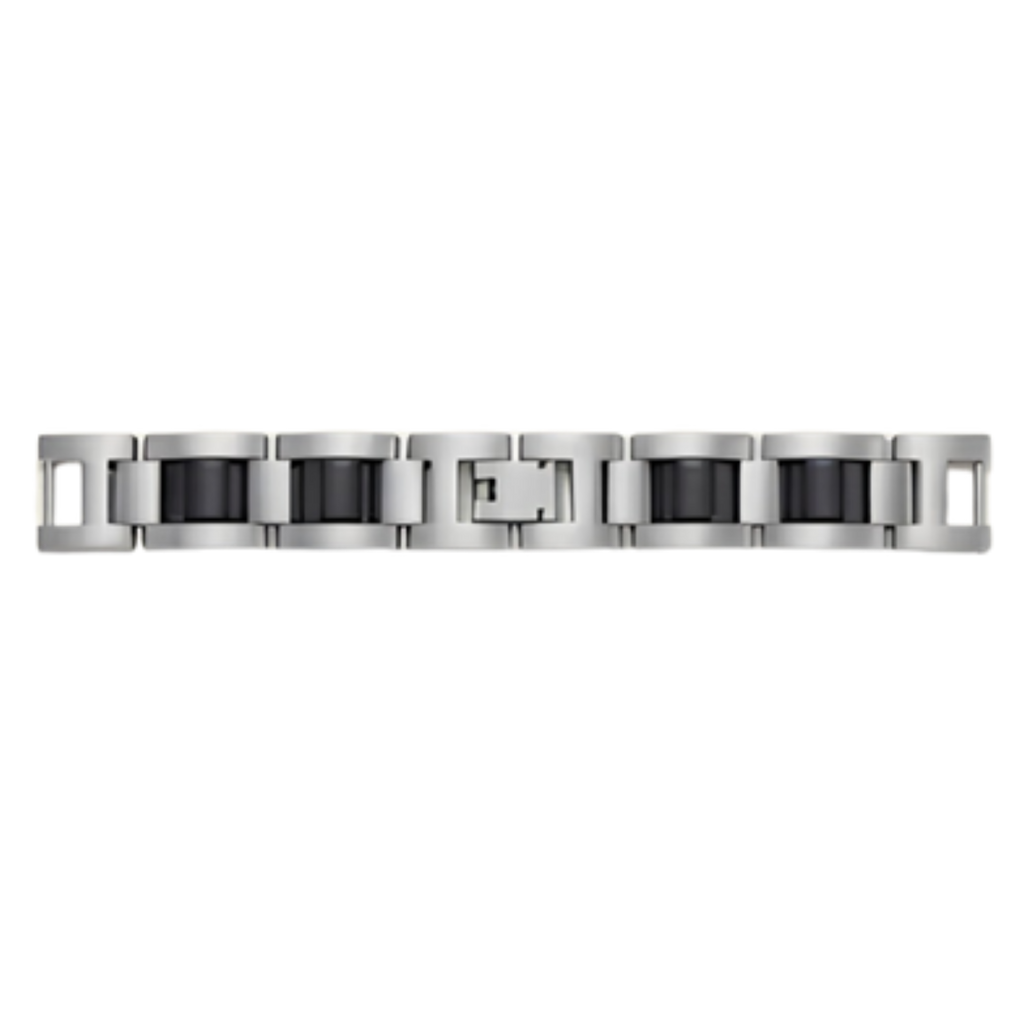 Magnetic Bracelet - Black & Silver