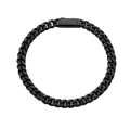 Matte Black Cuban Link Bracelet