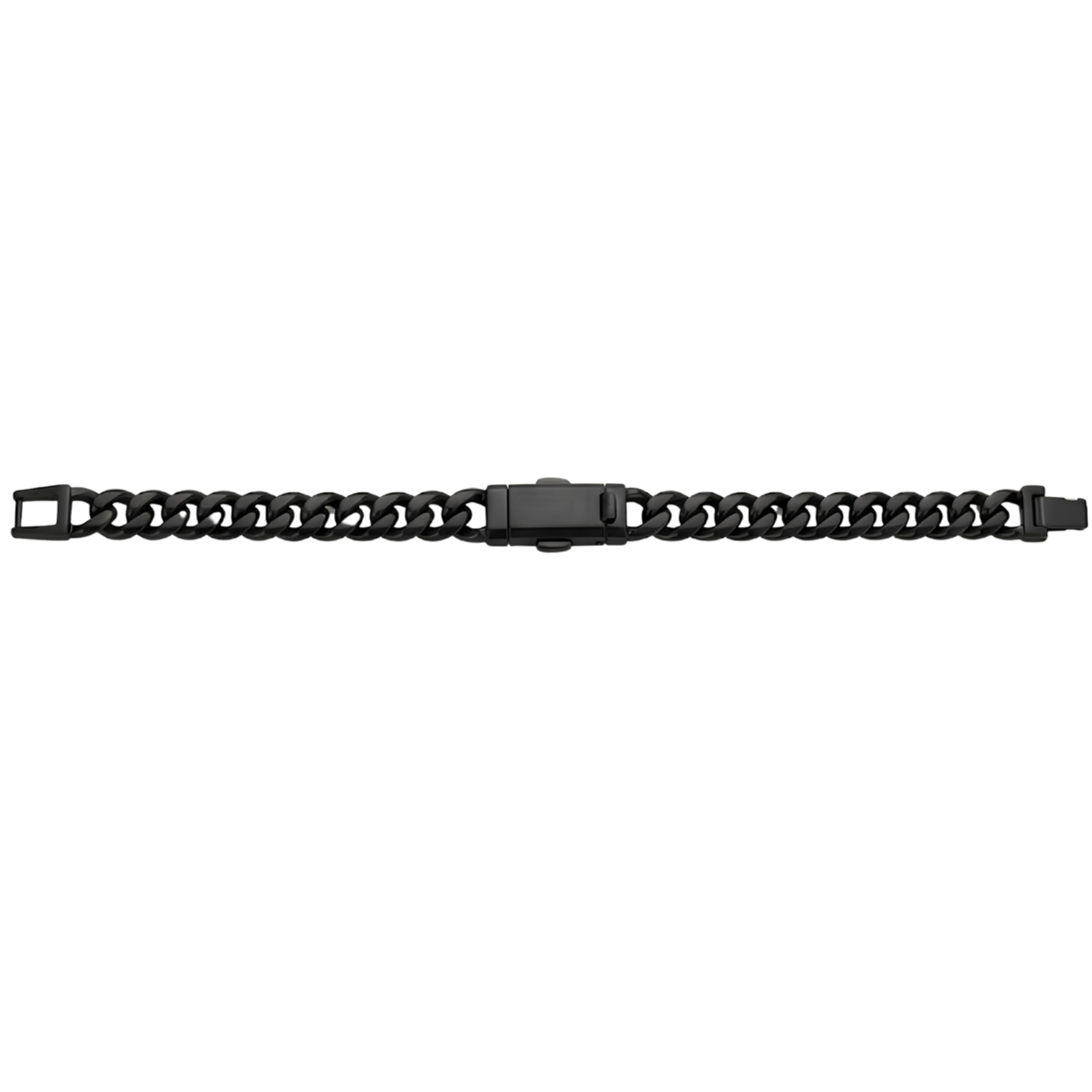 Matte Black Cuban Link Bracelet