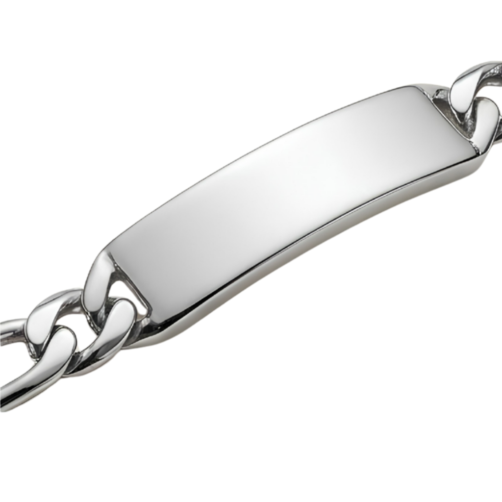 Stainless Steel Cuban Link Bracelet - Silver