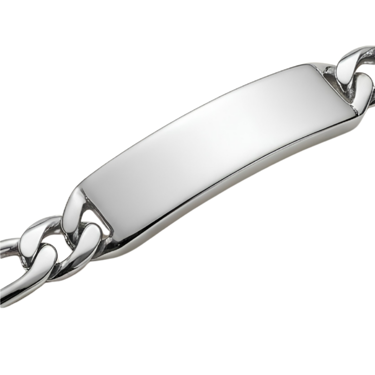 Stainless Steel Cuban Link Bracelet - Silver