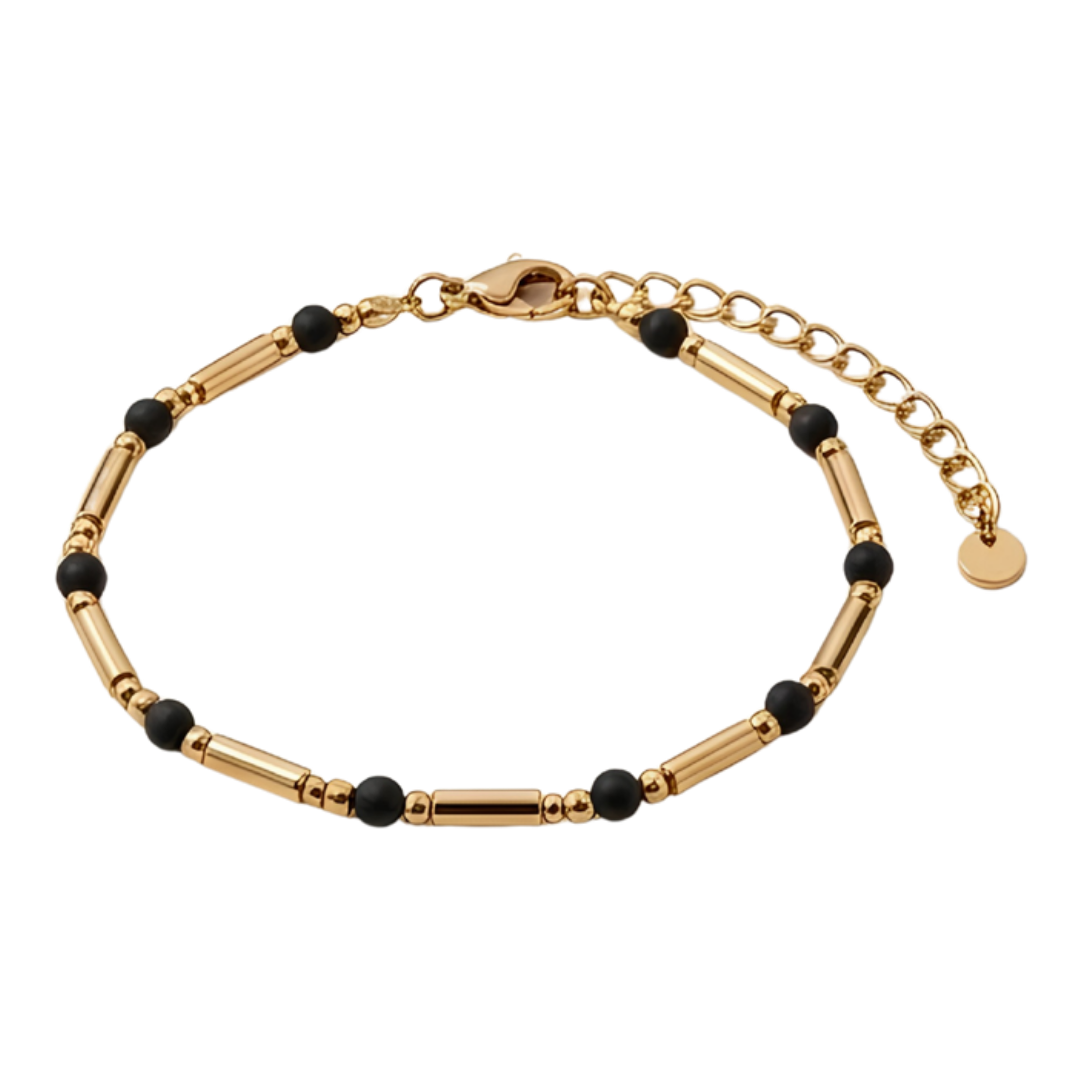 Mixed Bead & Steel Bracelet