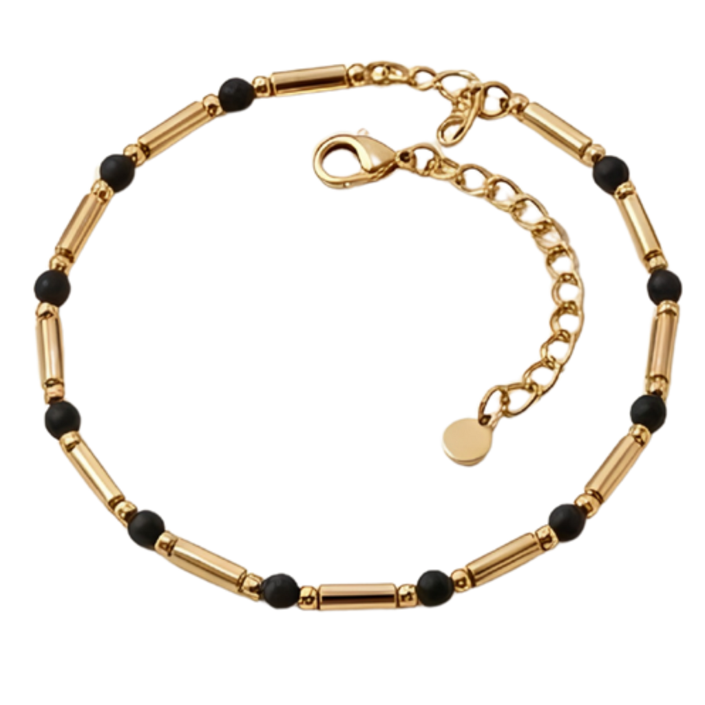 Mixed Bead & Steel Bracelet