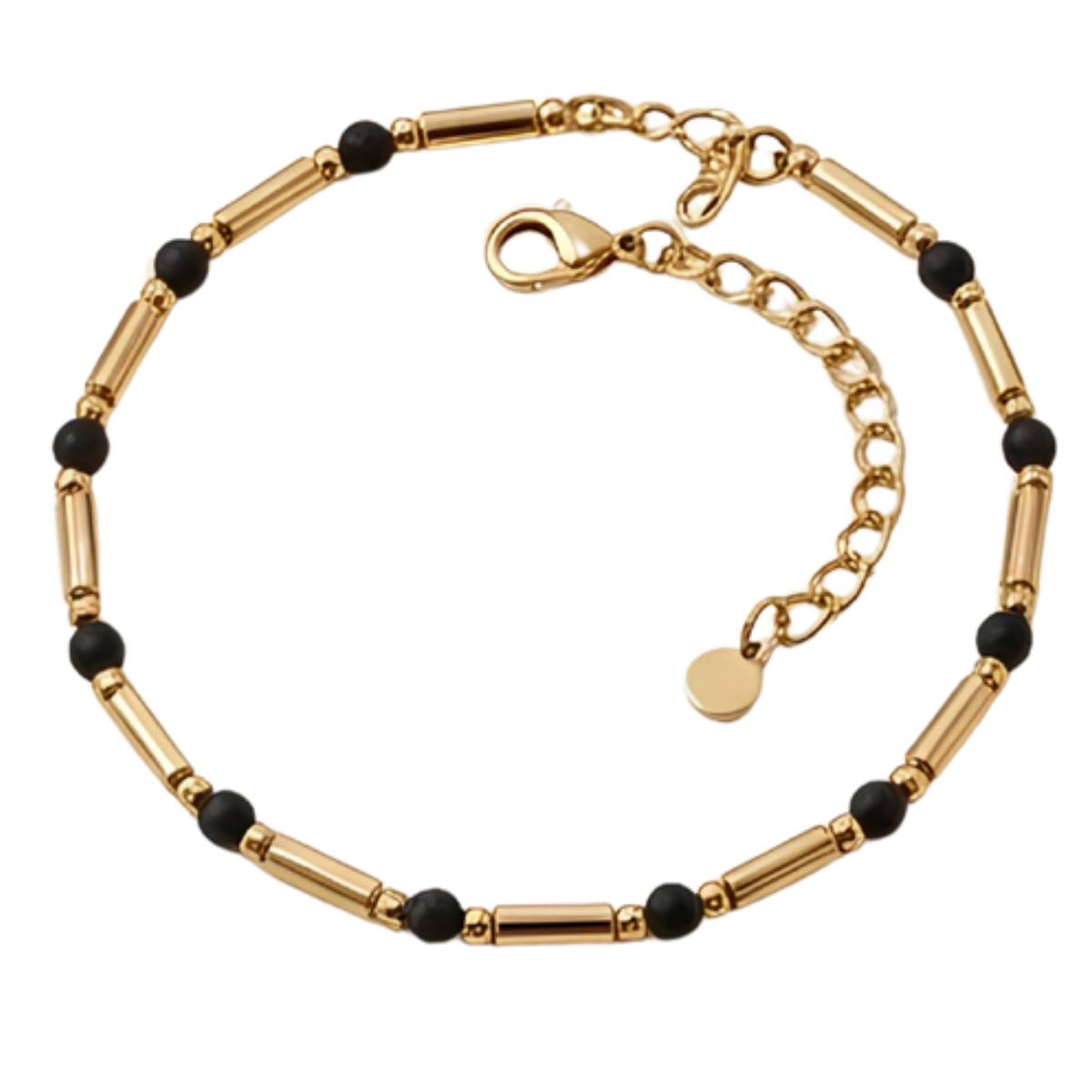 Mixed Bead & Steel Bracelet