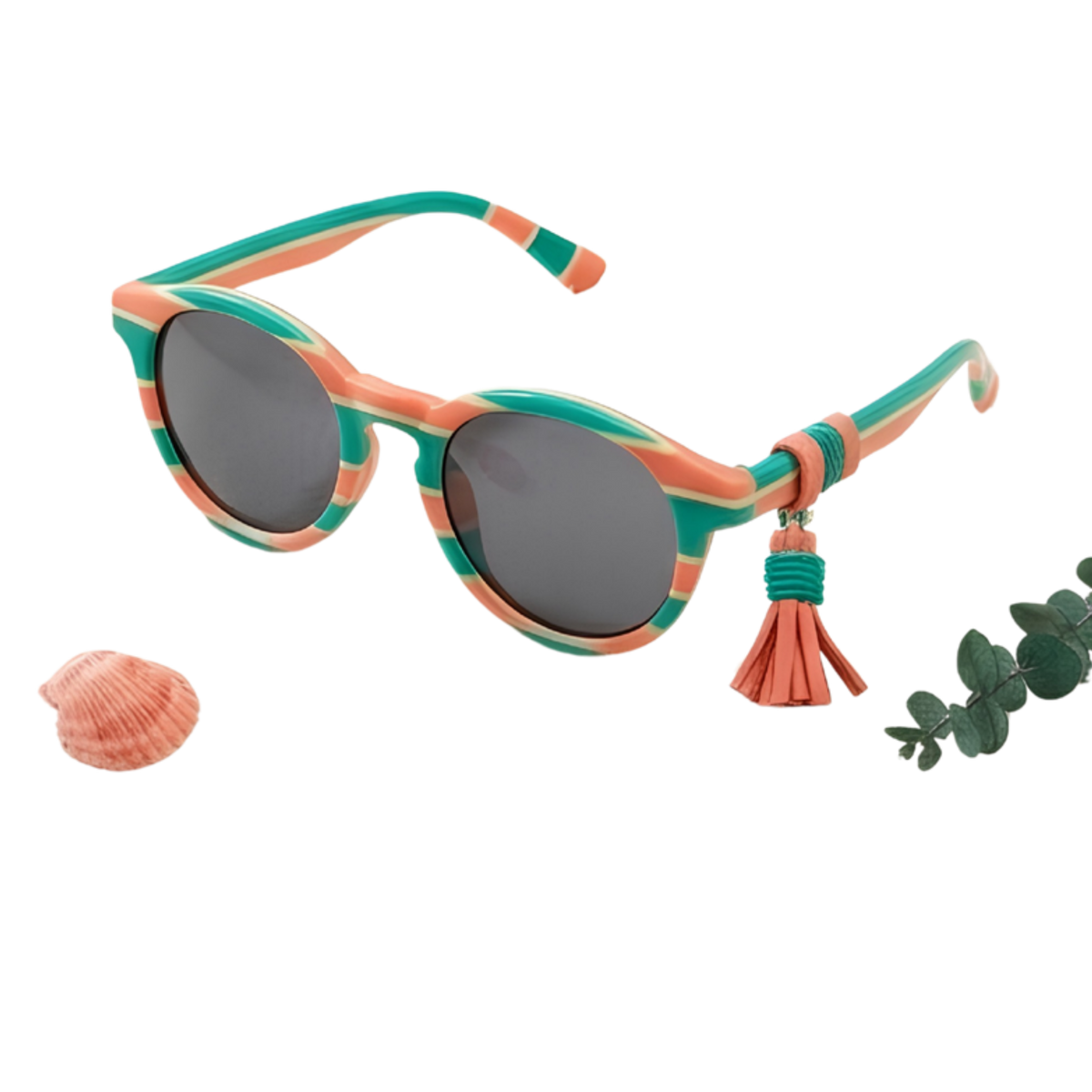 Kids Colorful Round Sunglasses